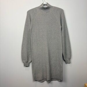 Gentle Fawn Heather Grey Mock Neck Sweater Dress